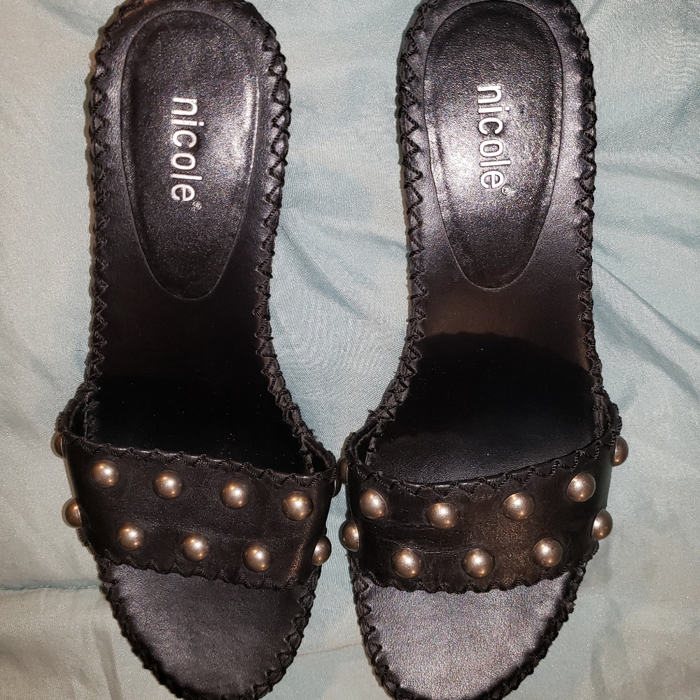 Nicole Leather 2" Heels